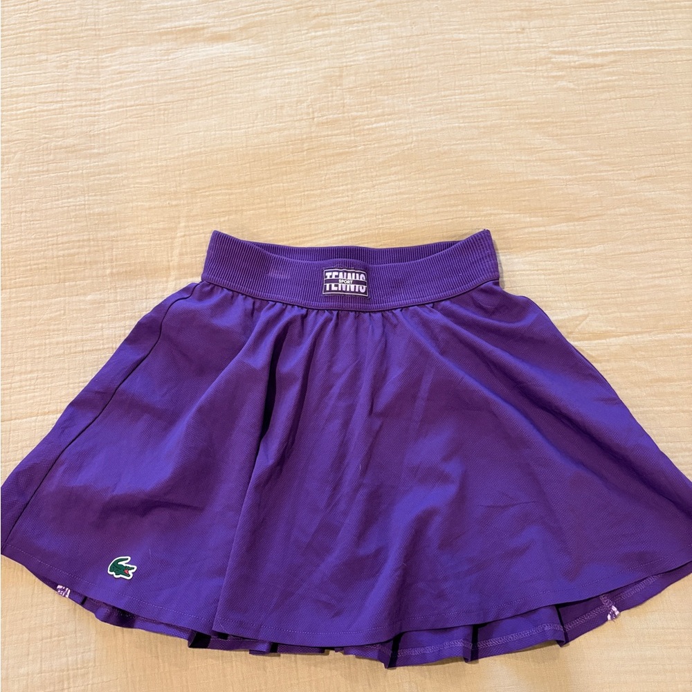 Lacoste tennis skirt, collegiate purple